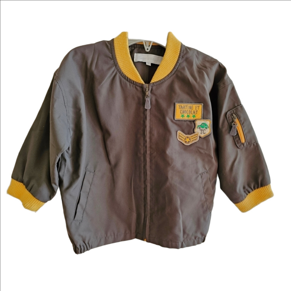 Tartine Et Chocolat Baby Bomber Varsity Aviator Jacket